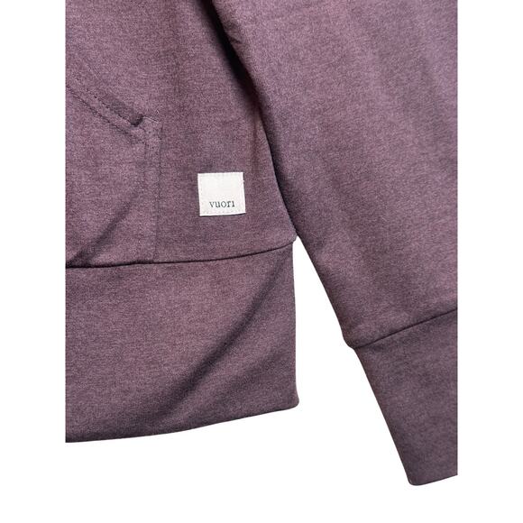 Vuori Halo Performance Hoodie 2.0 Women Sz M Brown Jacket Activewear Hike NWOT - Picture 3 of 16